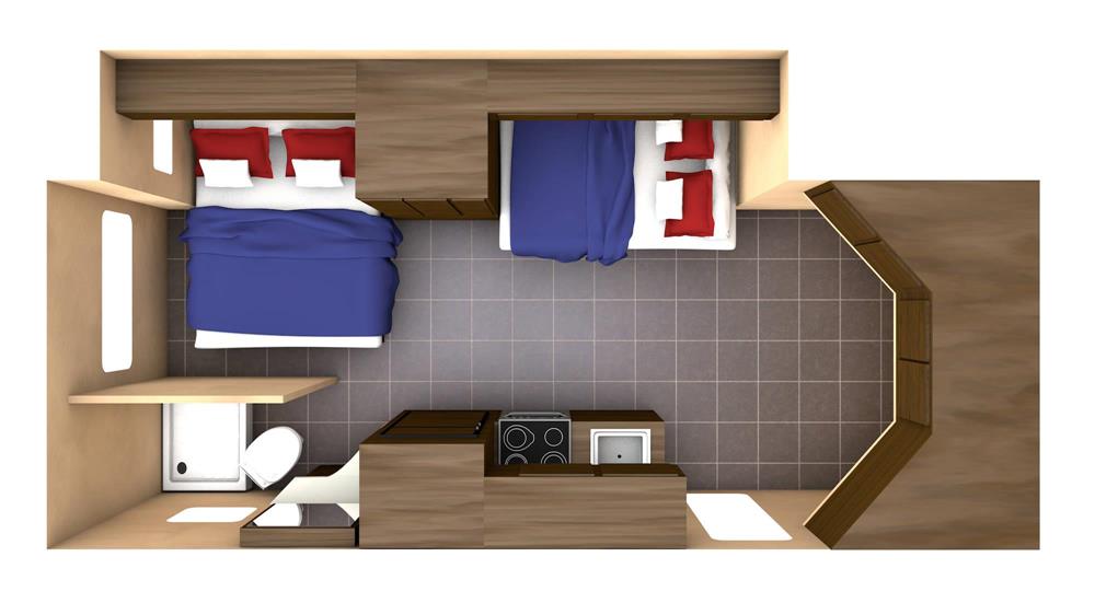 SV-C Super Van Conversion (Canadream Canada) - floor plan night