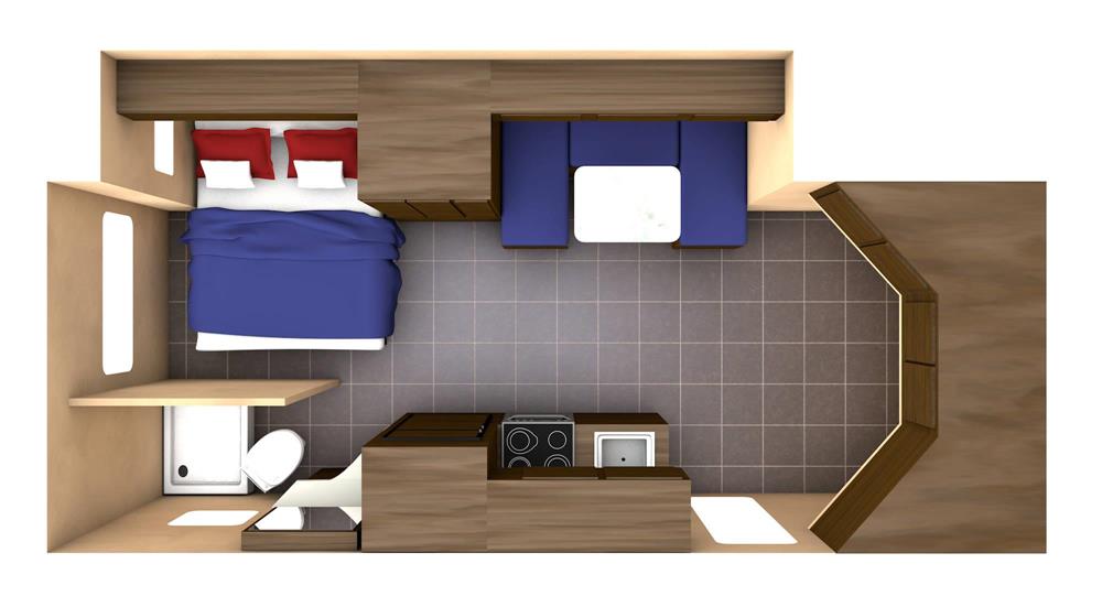 SV-C Super Van Conversion (Canadream Canada) - floor plan day