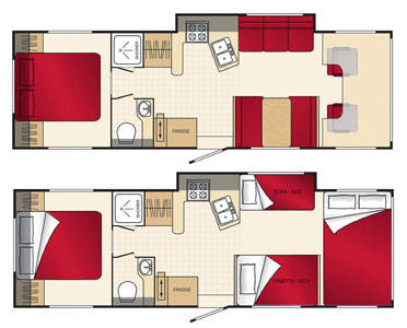 C28'-30' Slide Out (Owasco Canada) - floor plan