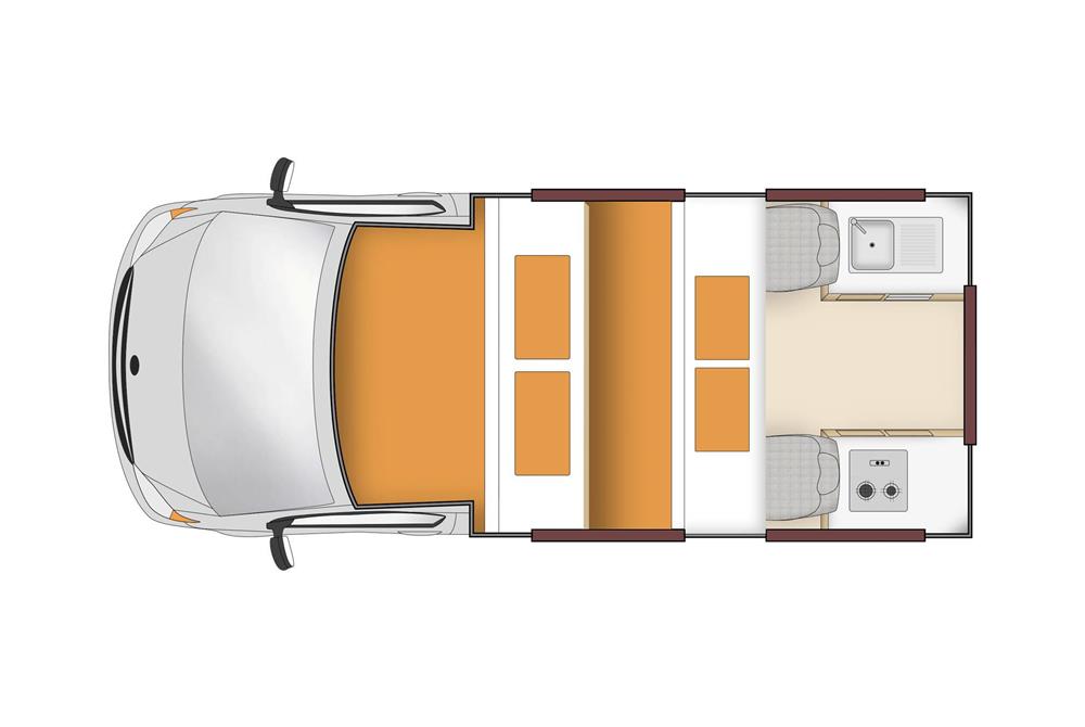 Endeavour (Apollo Nieuw-Zeeland) - floor plan night