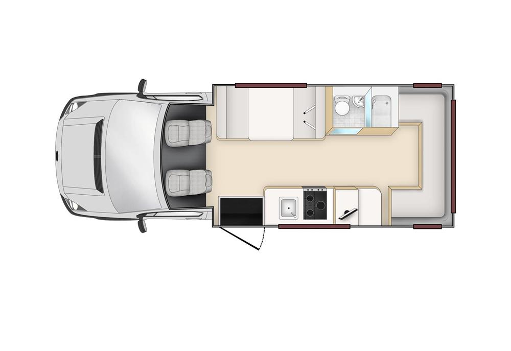 Euro Star (Apollo Nieuw-Zeeland) - floor plan day