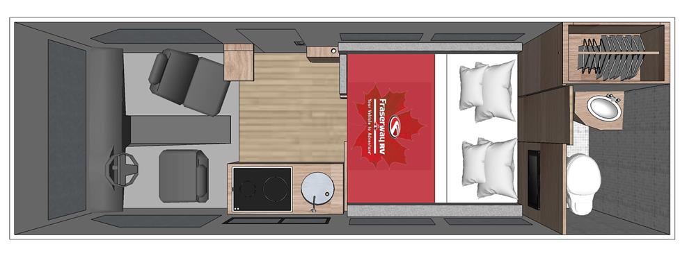 Van Conversion (Four Seasons Canada) - floor plan night