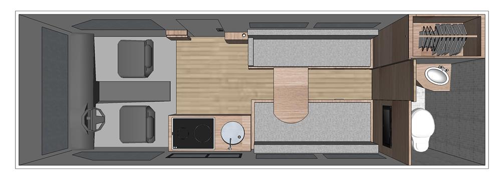 Van Conversion (Four Seasons Canada) - floor plan day