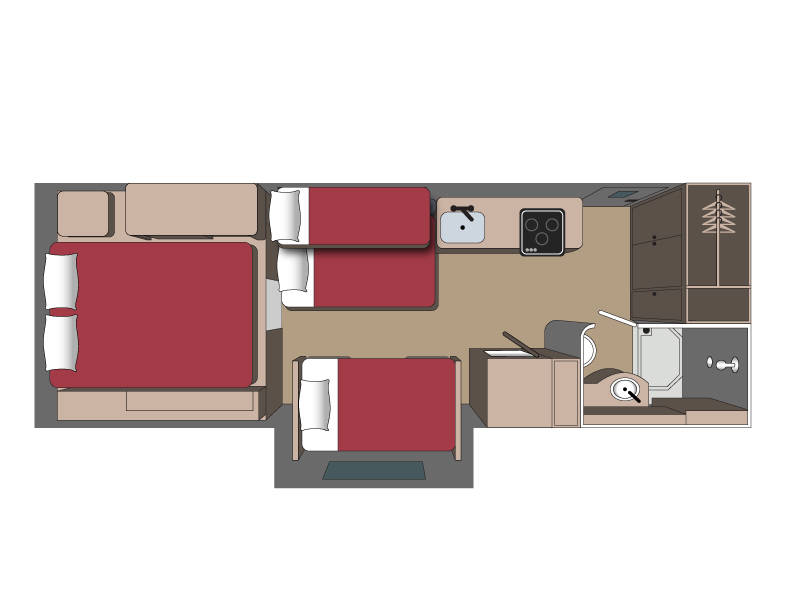 Overlander (Fraserway Canada) - floor plan night