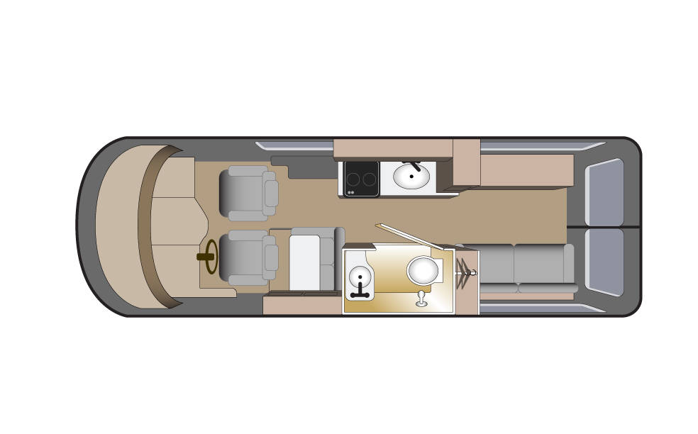 Van Conversion (Fraserway Canada) - floor plan day