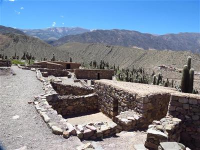 Argentinië, Humahuaca, pucara van Tilcara