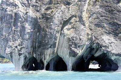 Capilla de Marmol aan het Lago General Carrera, Chili