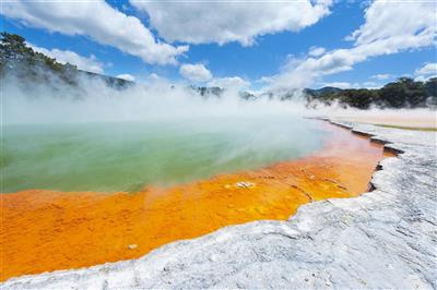 Champagne Pool in Waiotapu (nabij Rotorua)