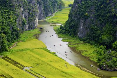 'Droge baai van Halong', Vietnam