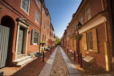 Elfreth's Alley in Philadelphia