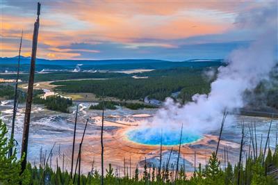 Grand Prismatic Geyser, Yellostone N.P.