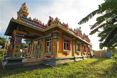 Hindoetempel op Mauritius