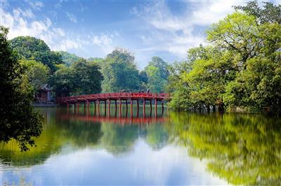 Hoan Kiem Lake in Hanoi