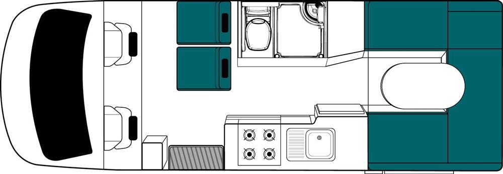 Cascade (Maui Australië) - floor plan day