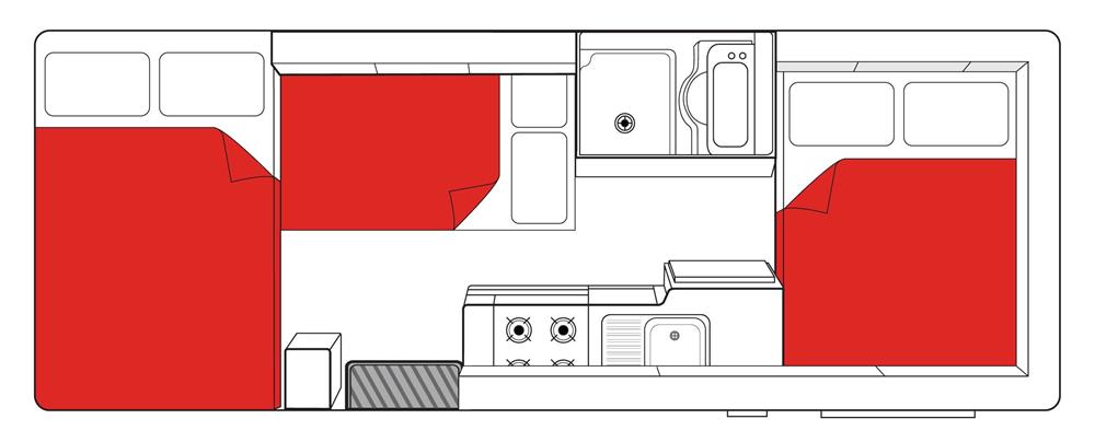 Big Six (Mighty Nieuw-Zeeland) - floor plan night