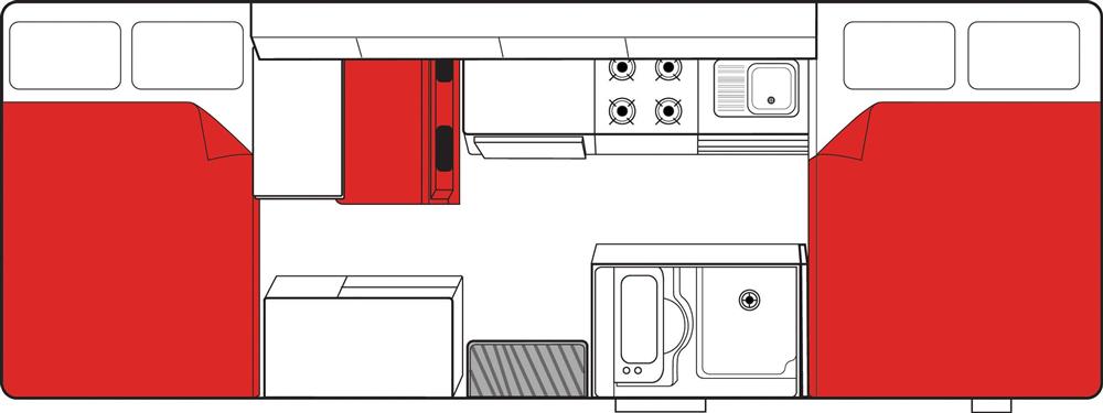 Double Up (Mighty Nieuw-Zeeland) - floor plan night