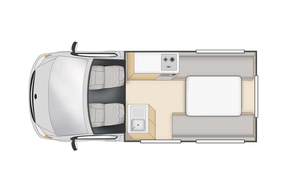 Cheapa HiTop (Cheapa Campa Nieuw-Zeeland) - floor plan day