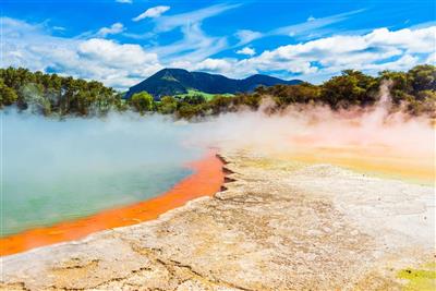 Nieuw-Zeeland, Noordereiland, Rotorua, Wai-O-Tapu Park 