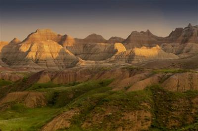 Ochtend in het Badlands National Park