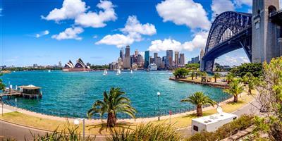 Opera House en Harbour Bridge in Sydney