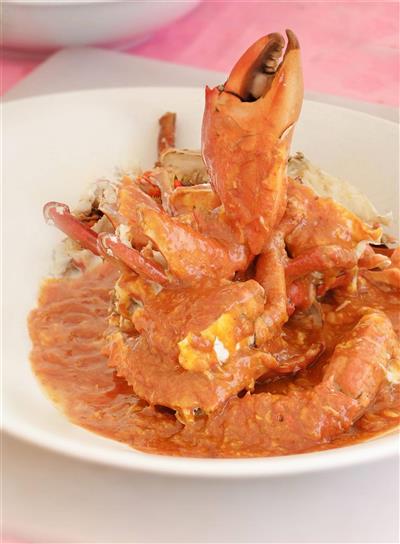 Peranakan Chilli Crab, Singapore