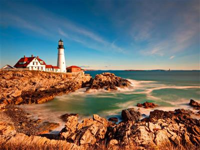 Portland Head Light in Maine