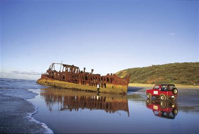 Scheepswrak, Fraser Island