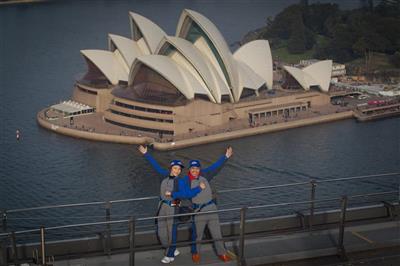 Sydney Harbour Bridge Climb, Australië (Bron: Tourism Australia)