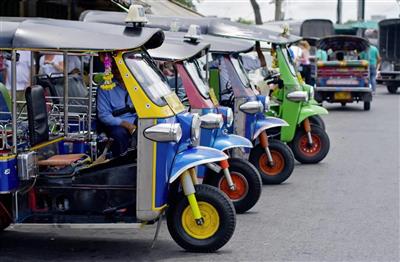 Tuk tuks in Bangkok