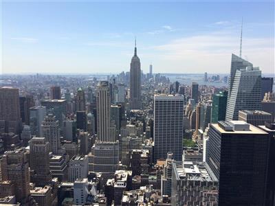 Uitzicht vanaf Top of the Rock, New York