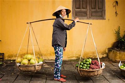 Verkoper in Hoi An