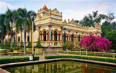 Ving Trang-pagode, My Tho, Vietnam